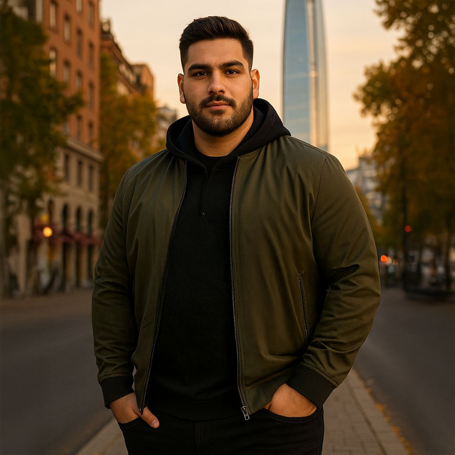 Tendencias otoño/invierno 2025 para hombres con tallas grandes
