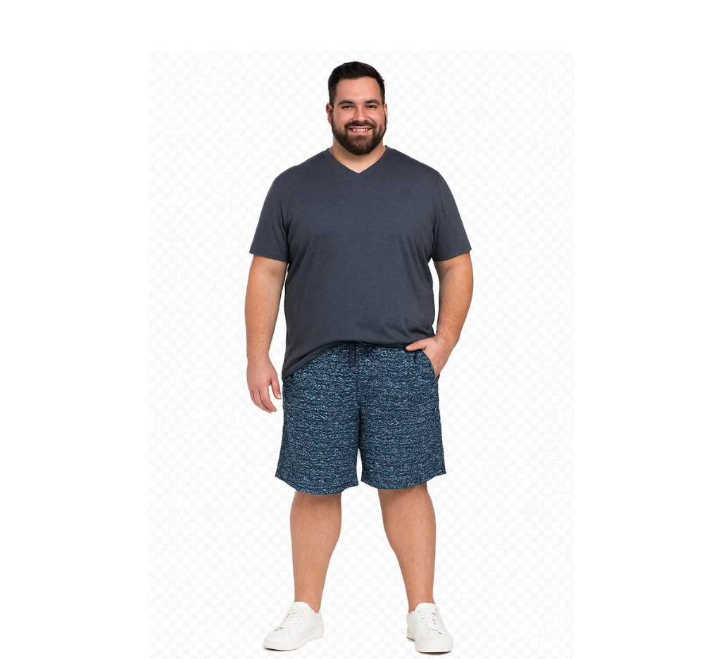 Traje de baño fantasía 583 diseño turquesa – Tallas Grandes