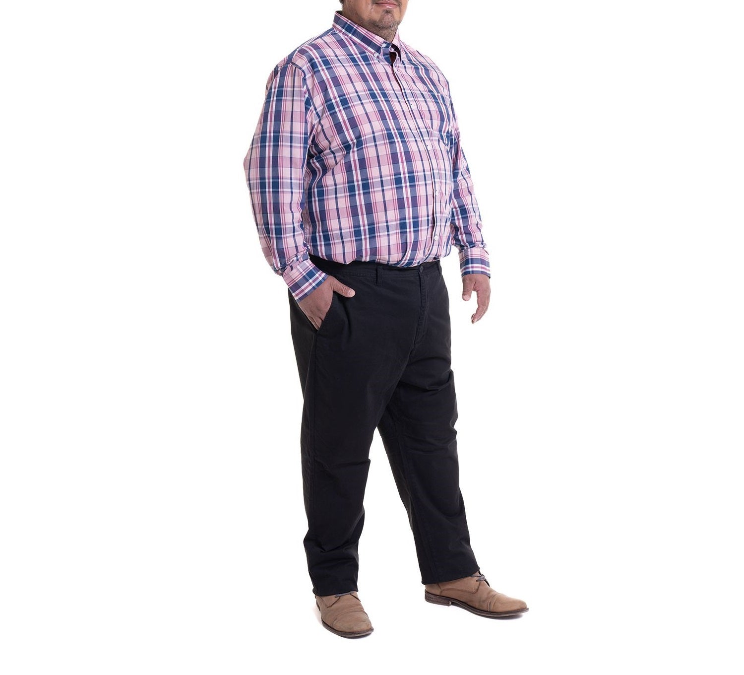 Camisa manga larga fantasía premium regular fit diseño 002 Tallas grandes | MASX Chile