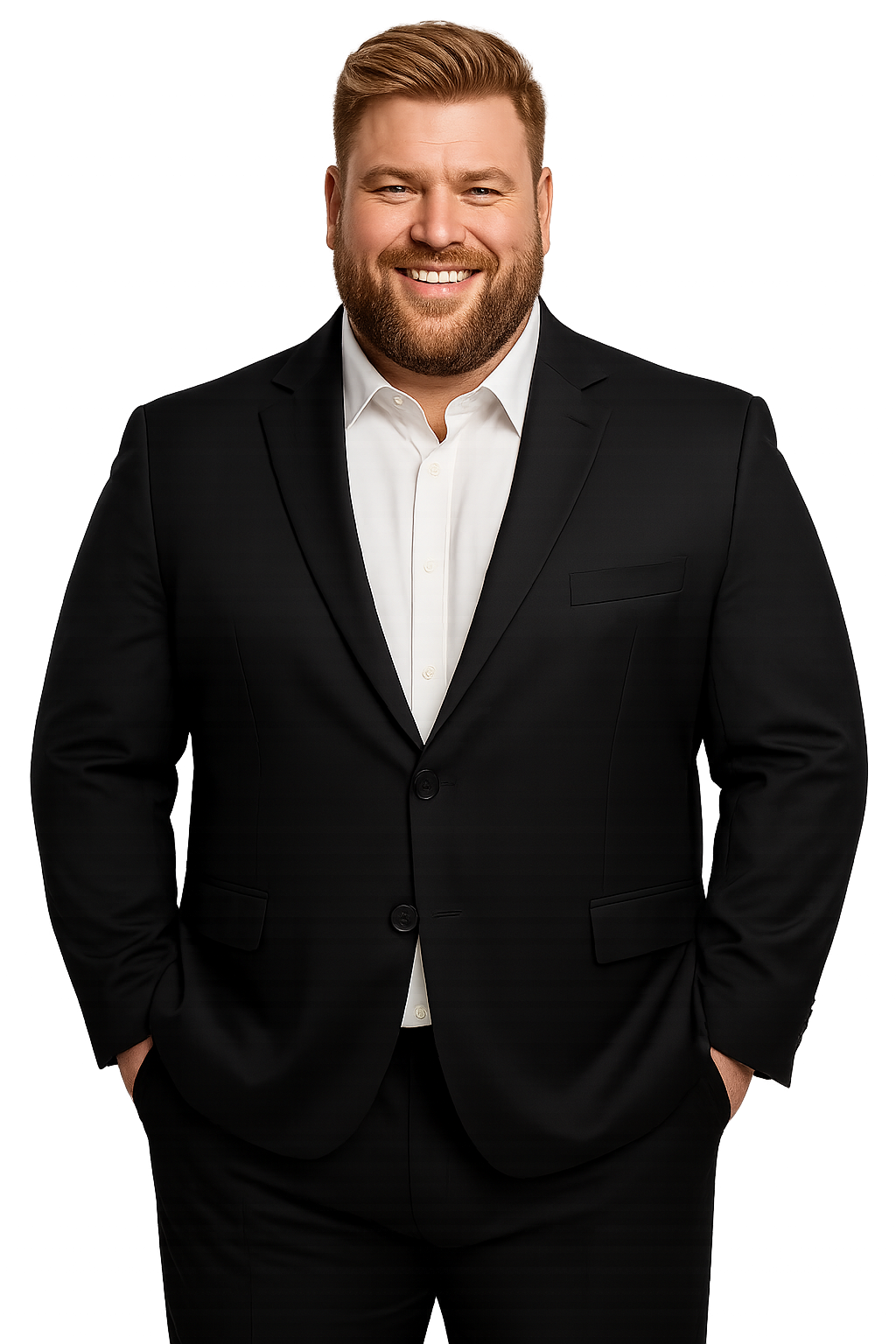 Blazer negro 2 botones sh003 Tallas grandes | MASX Chile