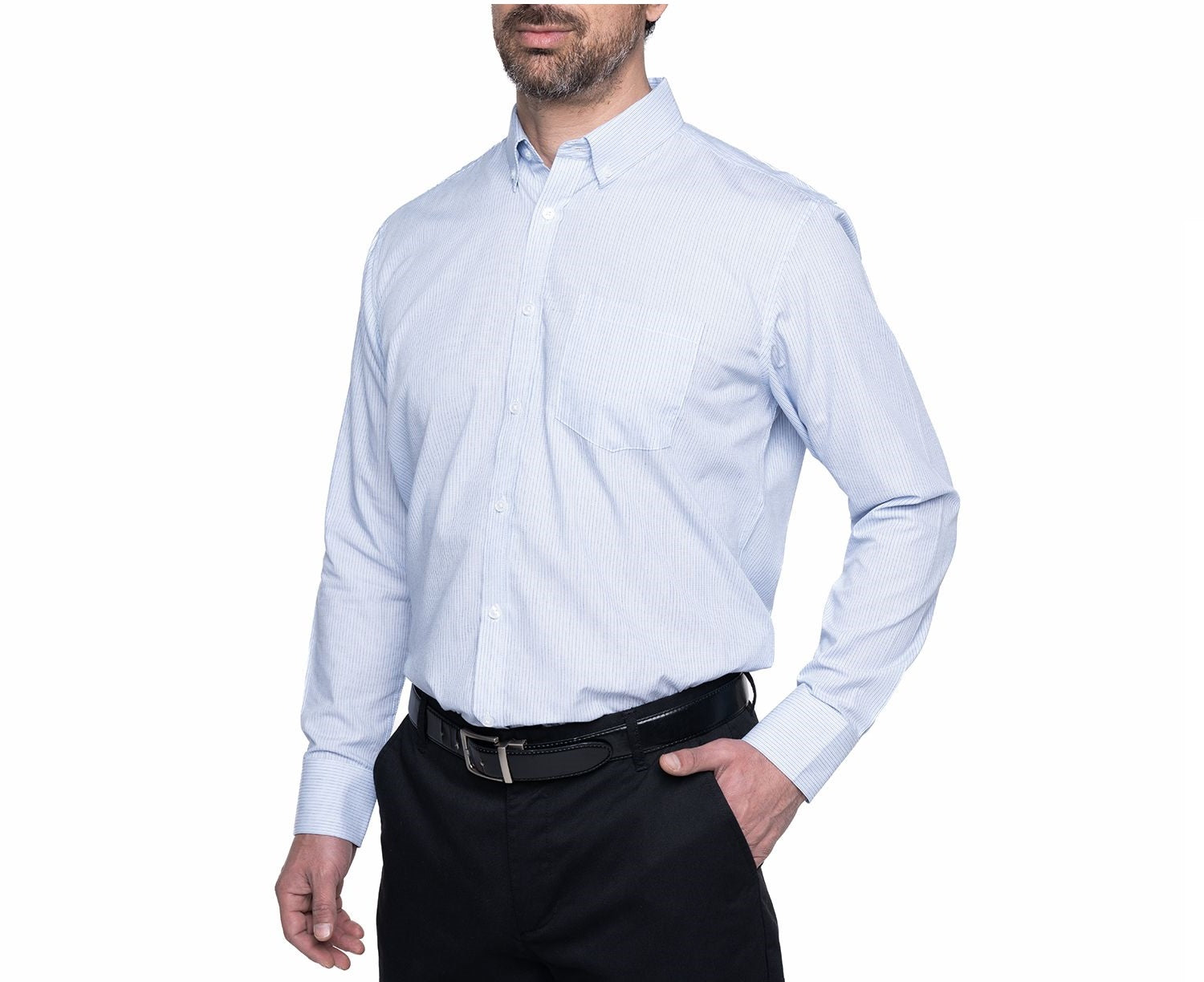 Camisa listada clásica 571 regular fit Tallas grandes | MASX Chile