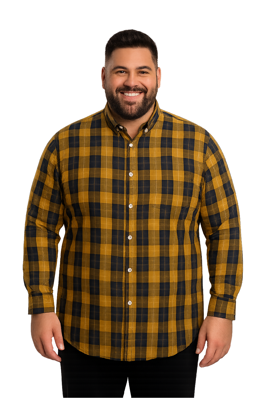 Camisa manga larga fantasía premium 009 Tallas grandes | MASX Chile