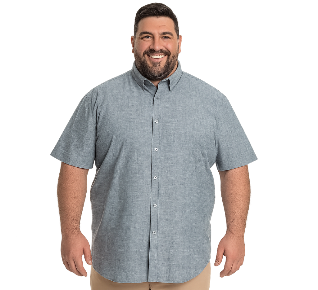 Camisa slub 016 verde petróleo look lino regular fit | MASX Chile