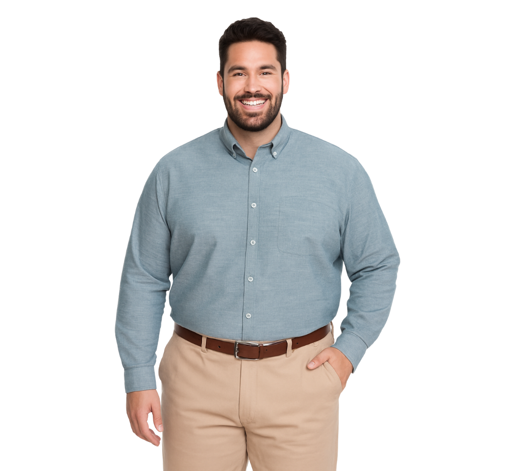 Camisa slub 016 verde petróleo manga larga regular fit | MASX Chile