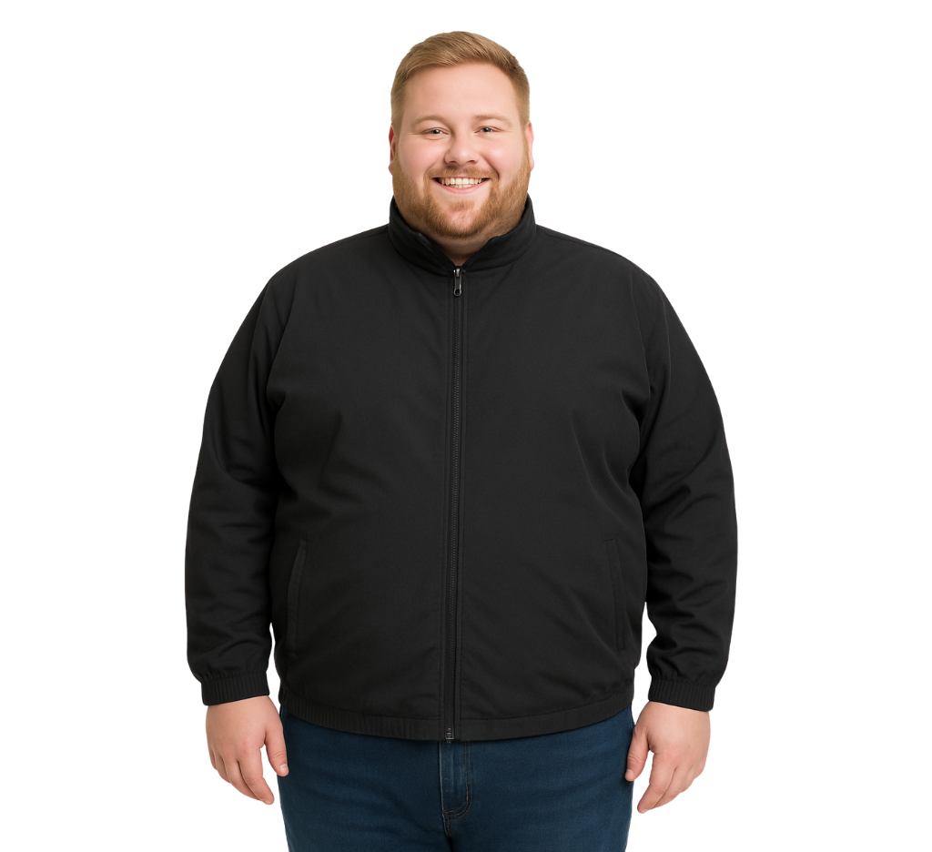 Chaqueta sport 009 Negro Tallas Grandes | MASX Chile