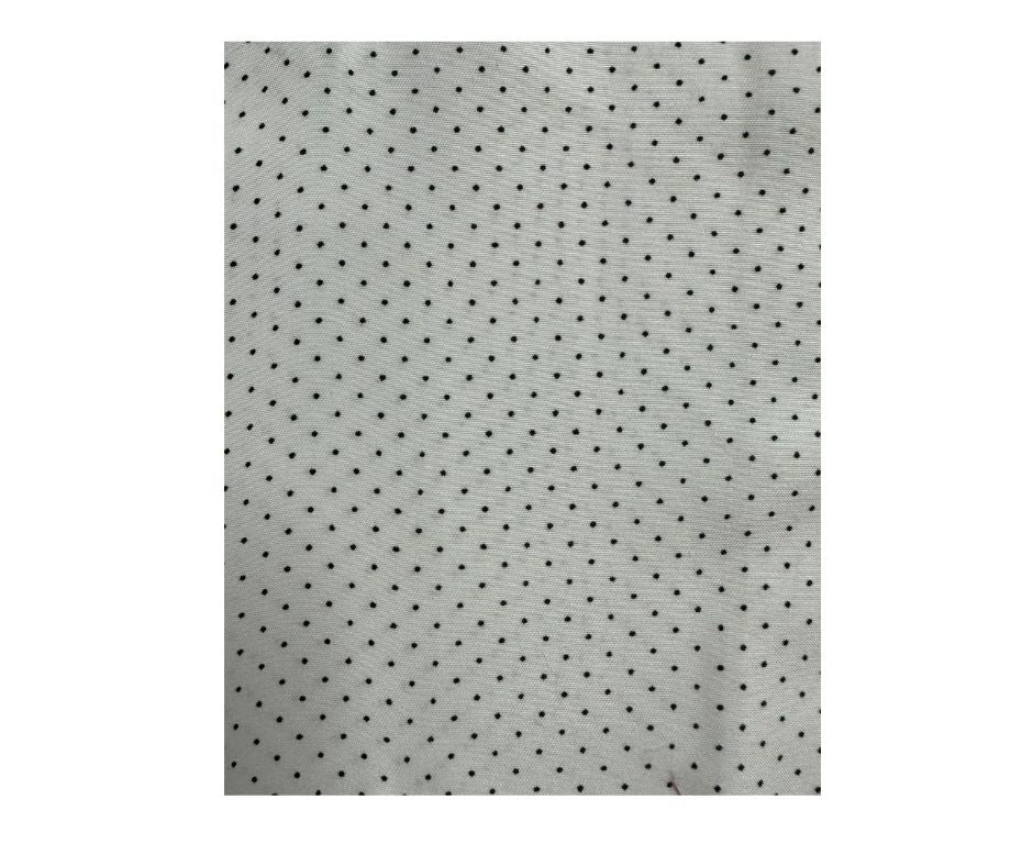 Camisa manga larga blanca puntos m13