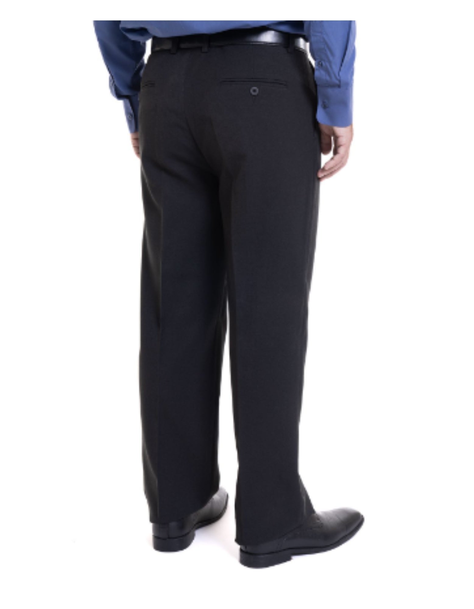 Pantalón casimir pinzado negro 009 Tallas Grandes | MASX Chile