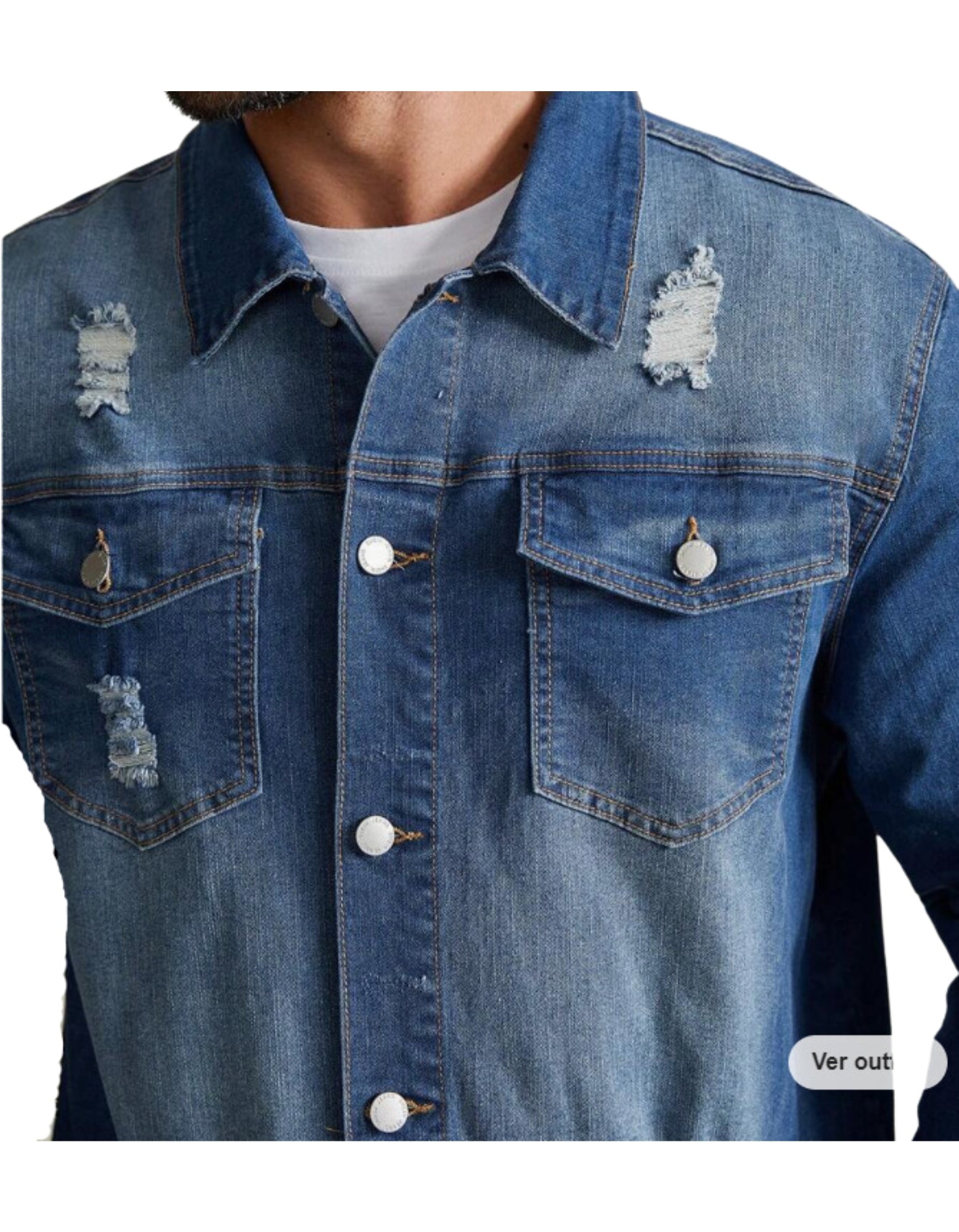 Chaqueta mezclilla elastica  Tallas Grandes | MASX Chile