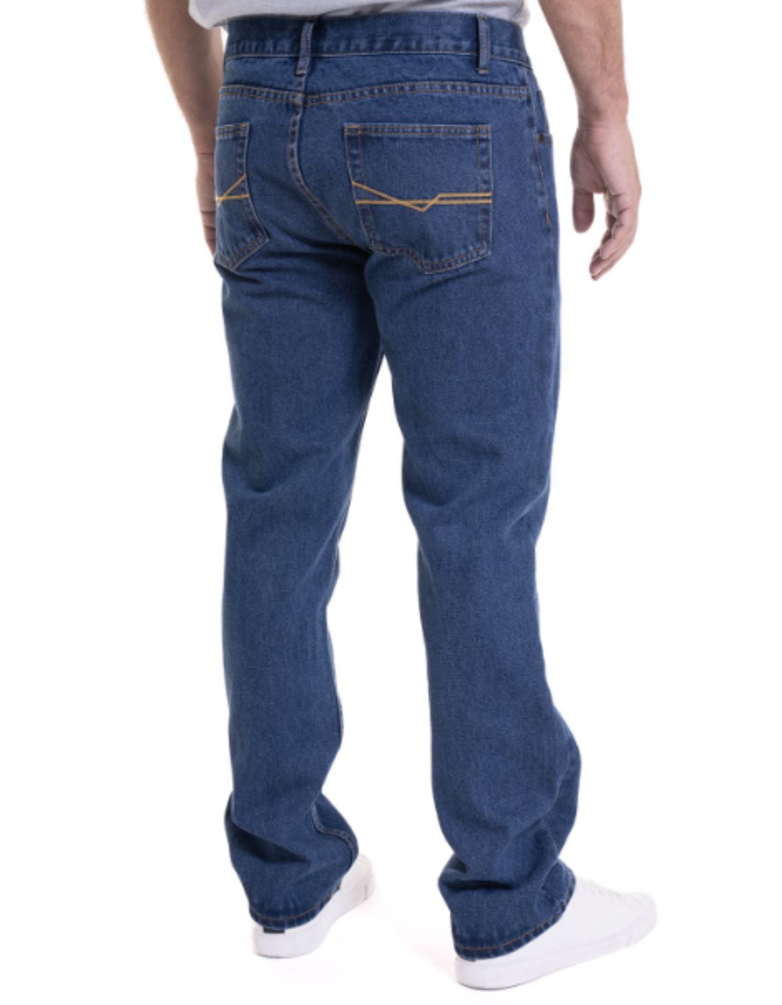 Pantalón jeans clásico 079 azul marino regular fit Tallas Grandes | MASX Chile