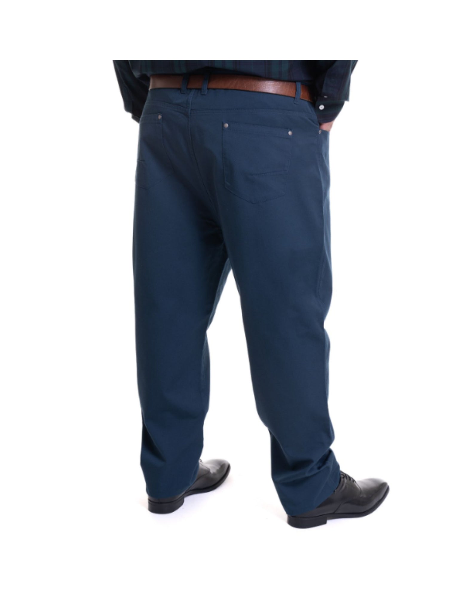 Pantalón 5 bolsillos 079 azul marino slim fit Tallas Grandes | MASX Chile