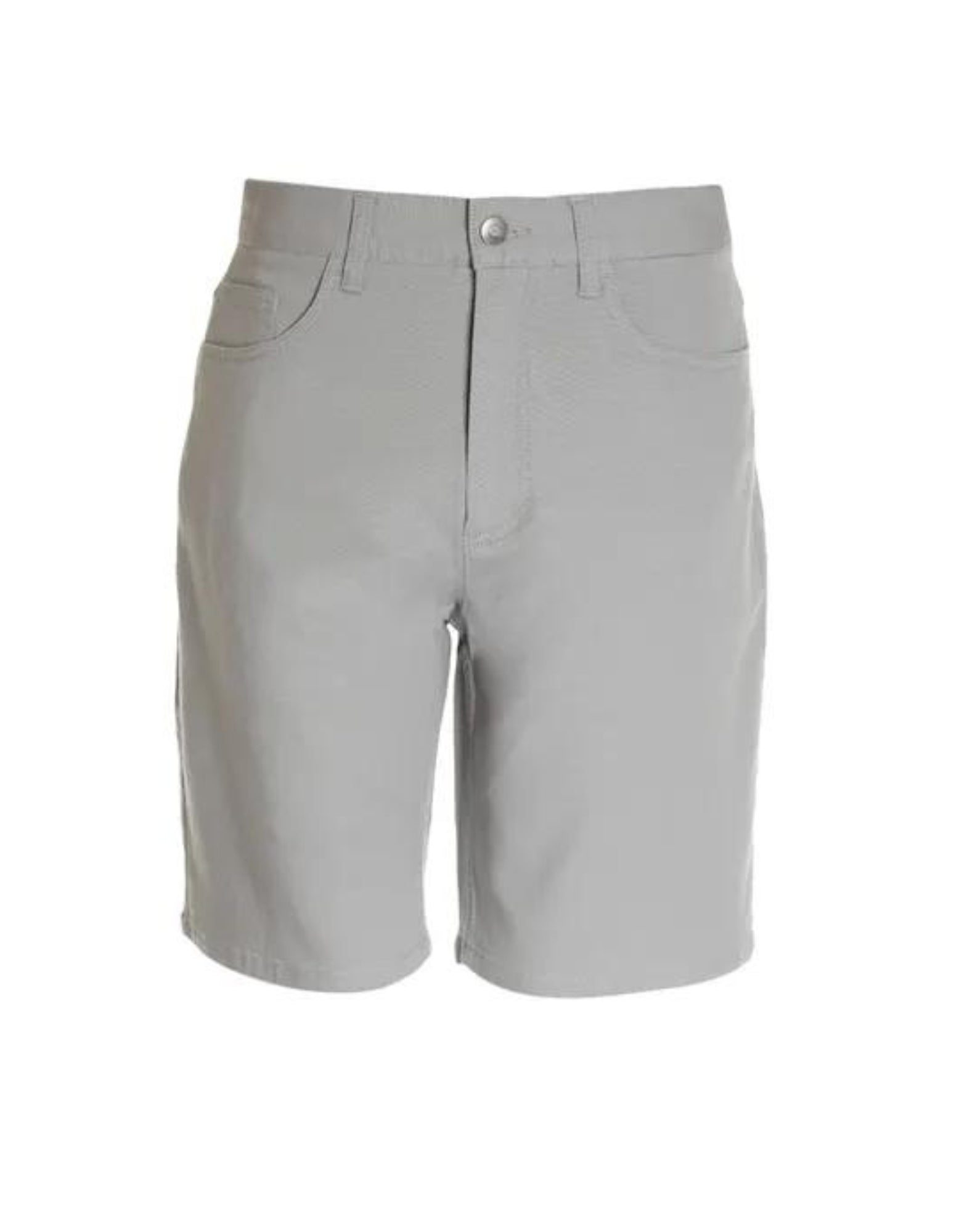 Bermuda canvas spandex gris medio