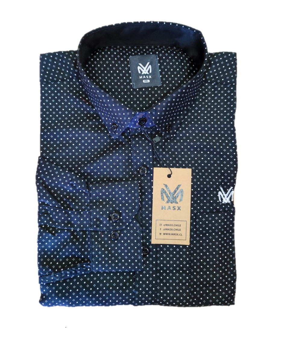Camisa juvenil negra 006 - Tallas grandes