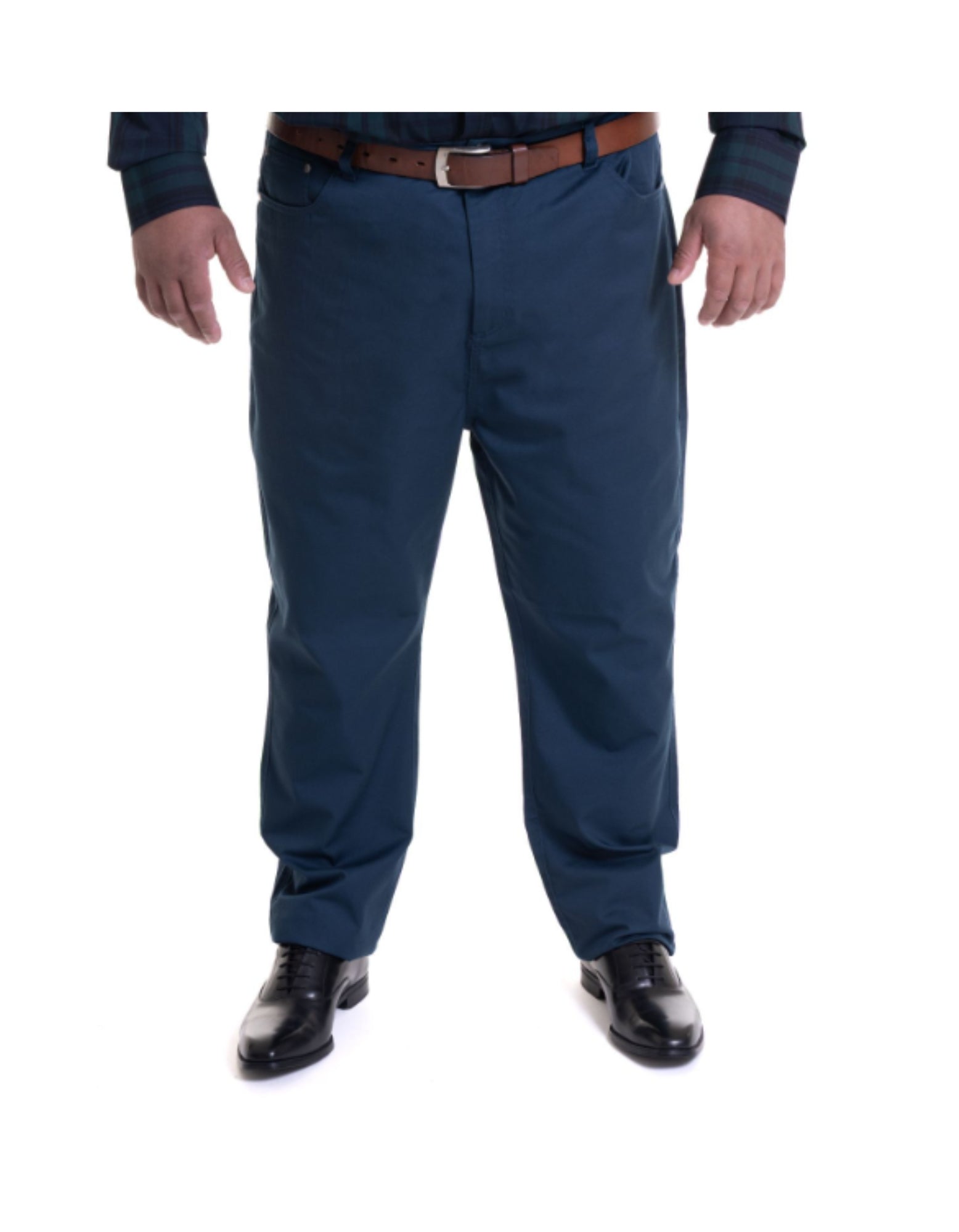 Pantalón 5 bolsillos 079 azul marino slim fit Tallas Grandes | MASX Chile
