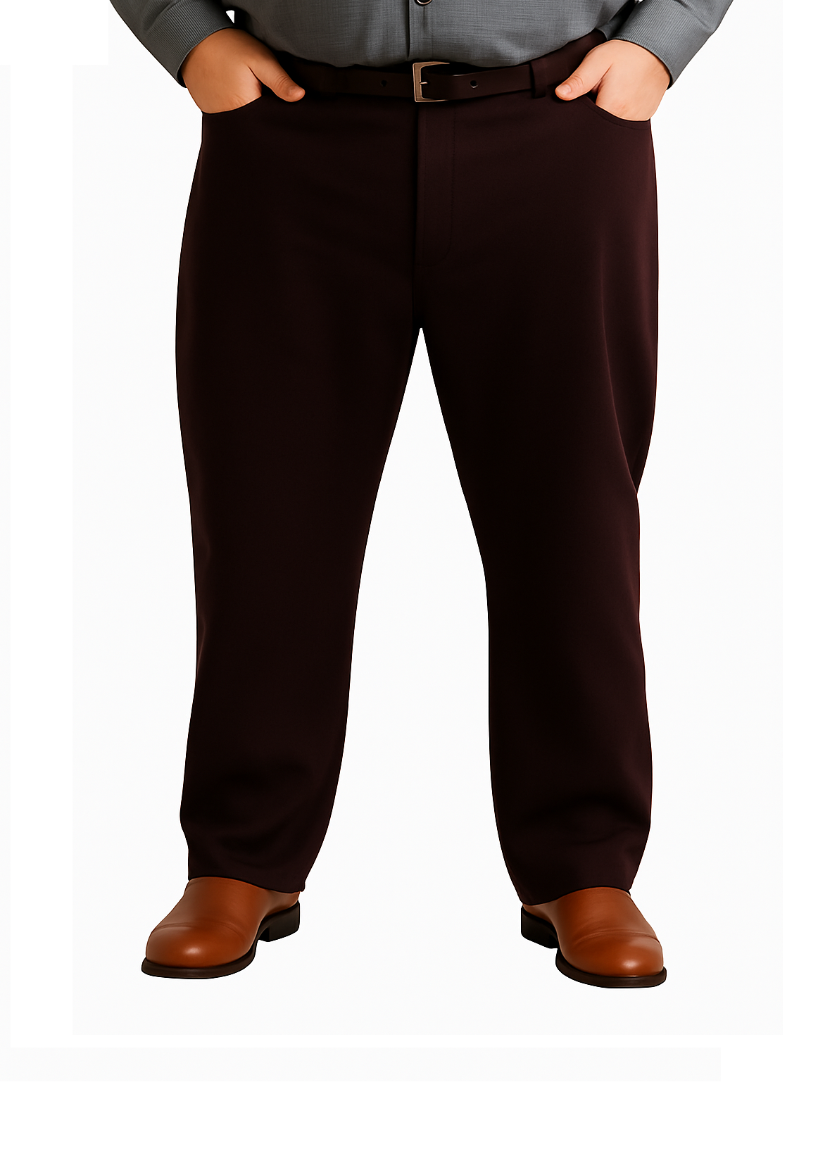 Pantalón 5 bolsillos tussore 059 uva slim fit Tallas Grandes | MASX Chile