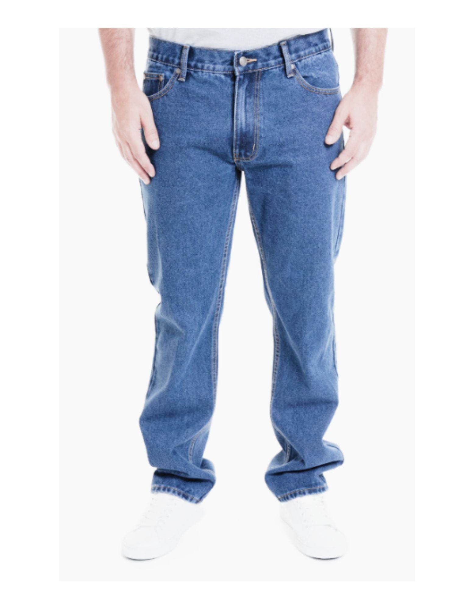 Pantalón jeans clásico 070 celeste Tallas Grandes | MASX Chile