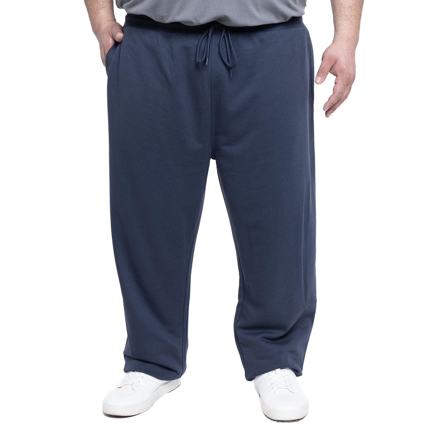 Pantalón recto buzo liviano azul marino Tallas Grandes | MASX Chile