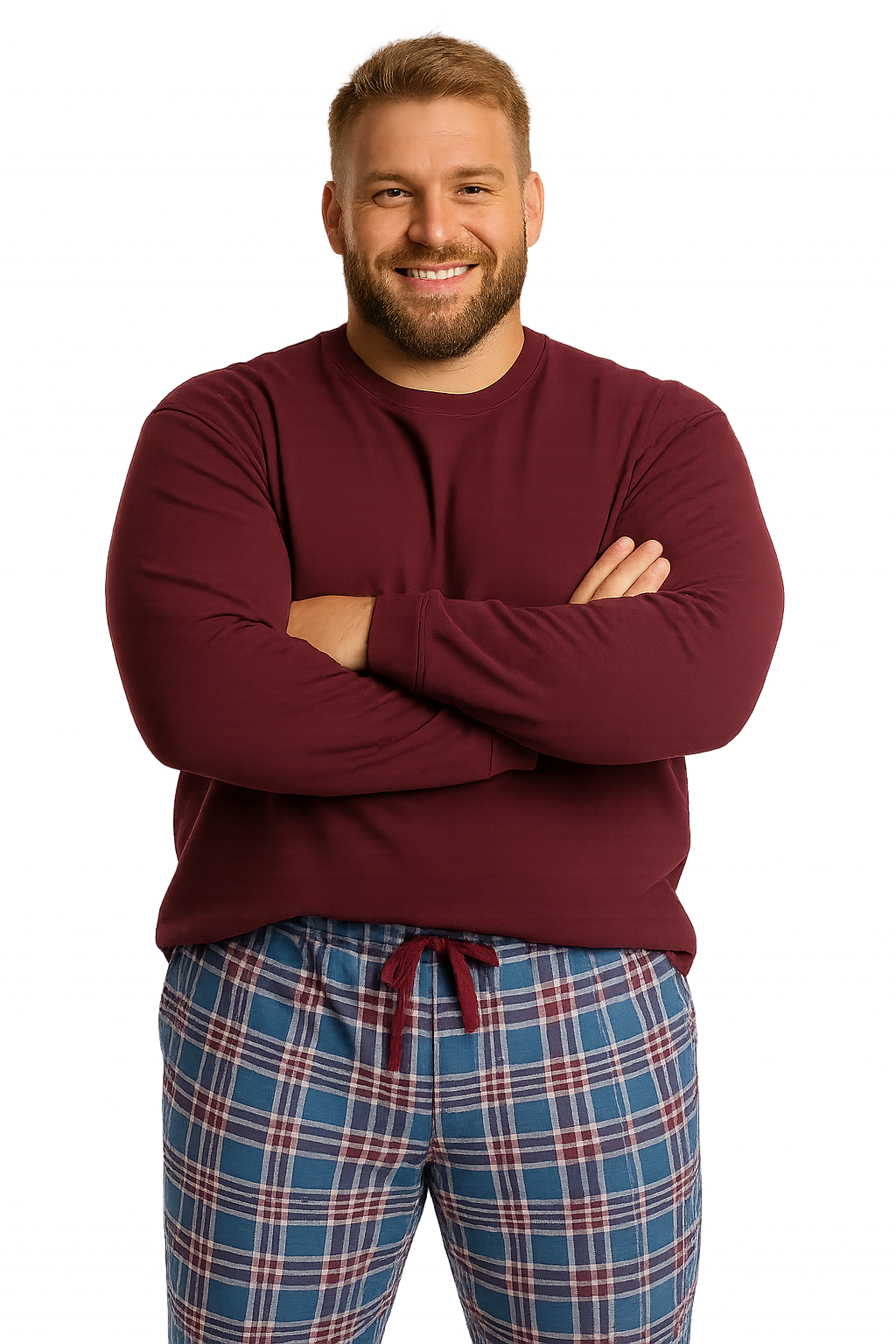 Pijama punto plano 503 diseño gris medio Tallas grandes | MASX Chile