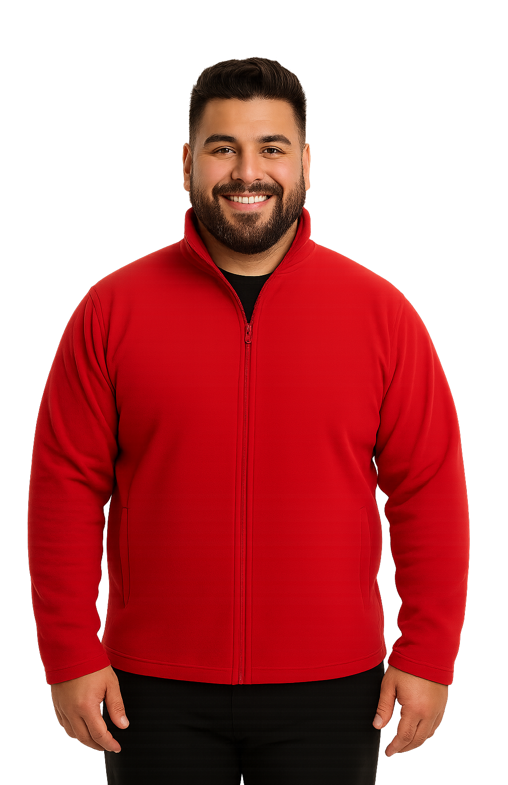 Polar simple M/L 055 rojo oscuro Tallas grandes | MASX Chile