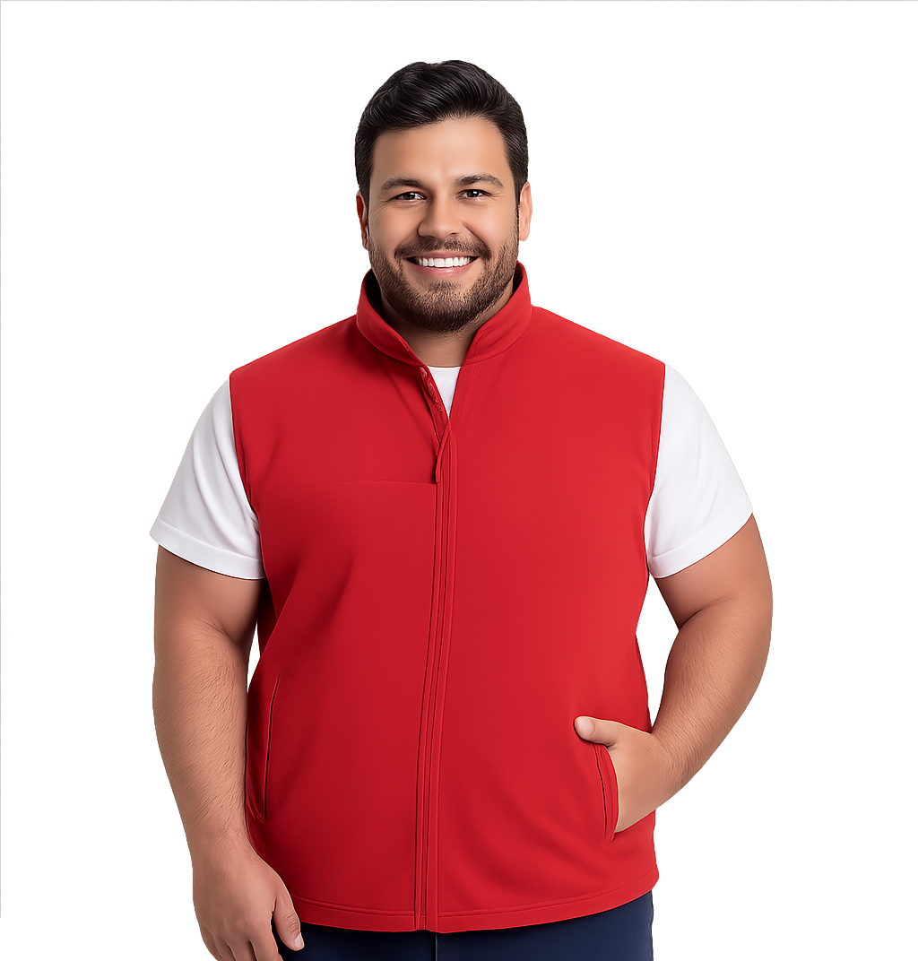Polar simple S/M 055 rojo oscuro Tallas grandes | MASX Chile