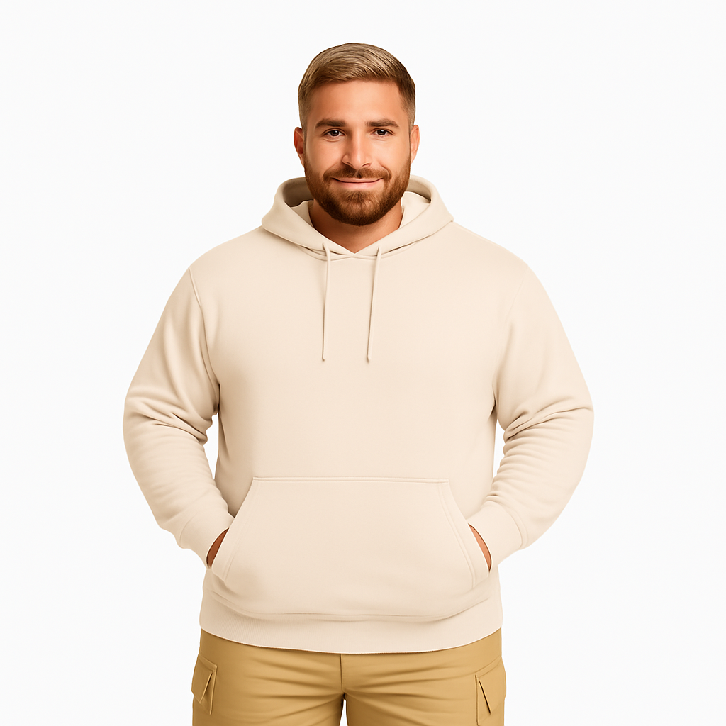 Polerón Hoodie rosa pastel para Hombre Tallas Grandes | MASX Chile