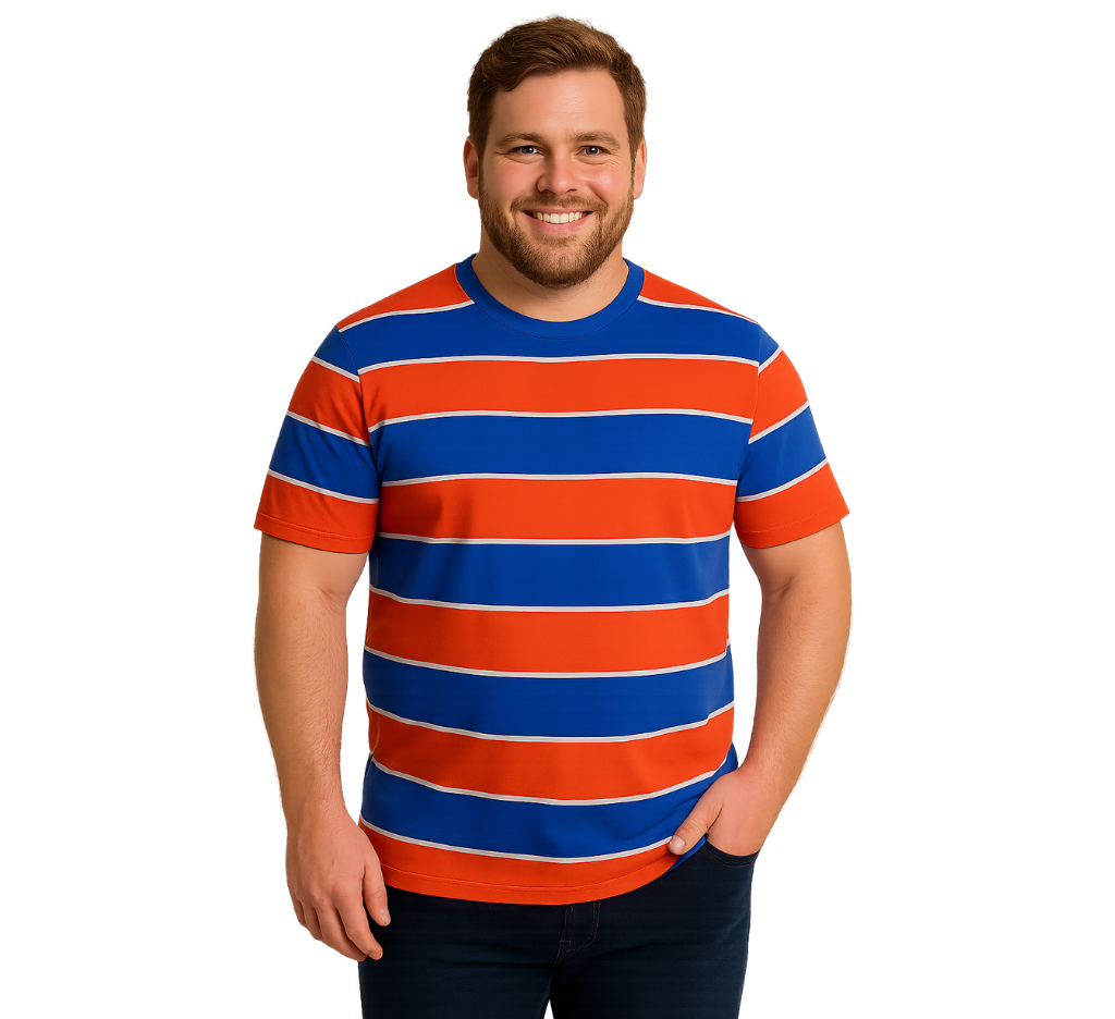 Polera Jersey con cuello M/C K7- Tallas Grandes