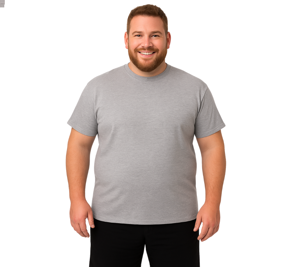 Polera polo melange hombre talla trande – Algodón 100% | MASX Chile