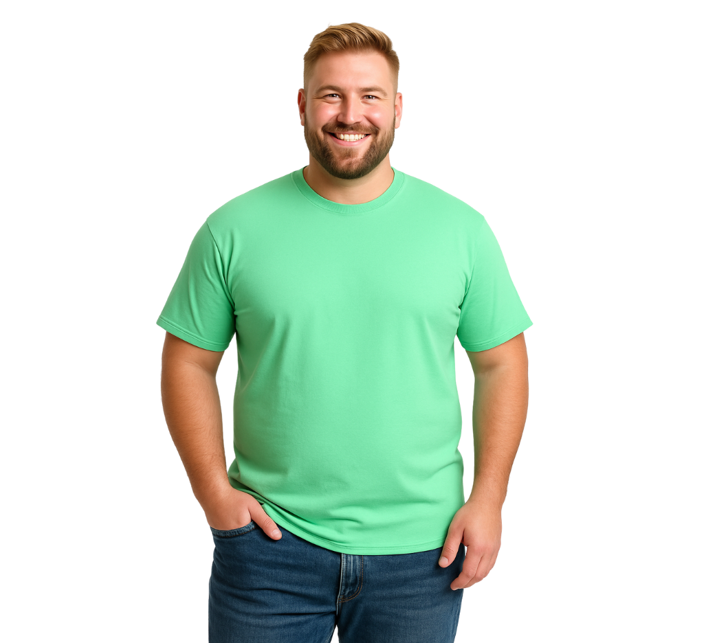 Polera polo verde agua hombre talla grande – 100% Algodón | MASX Chile