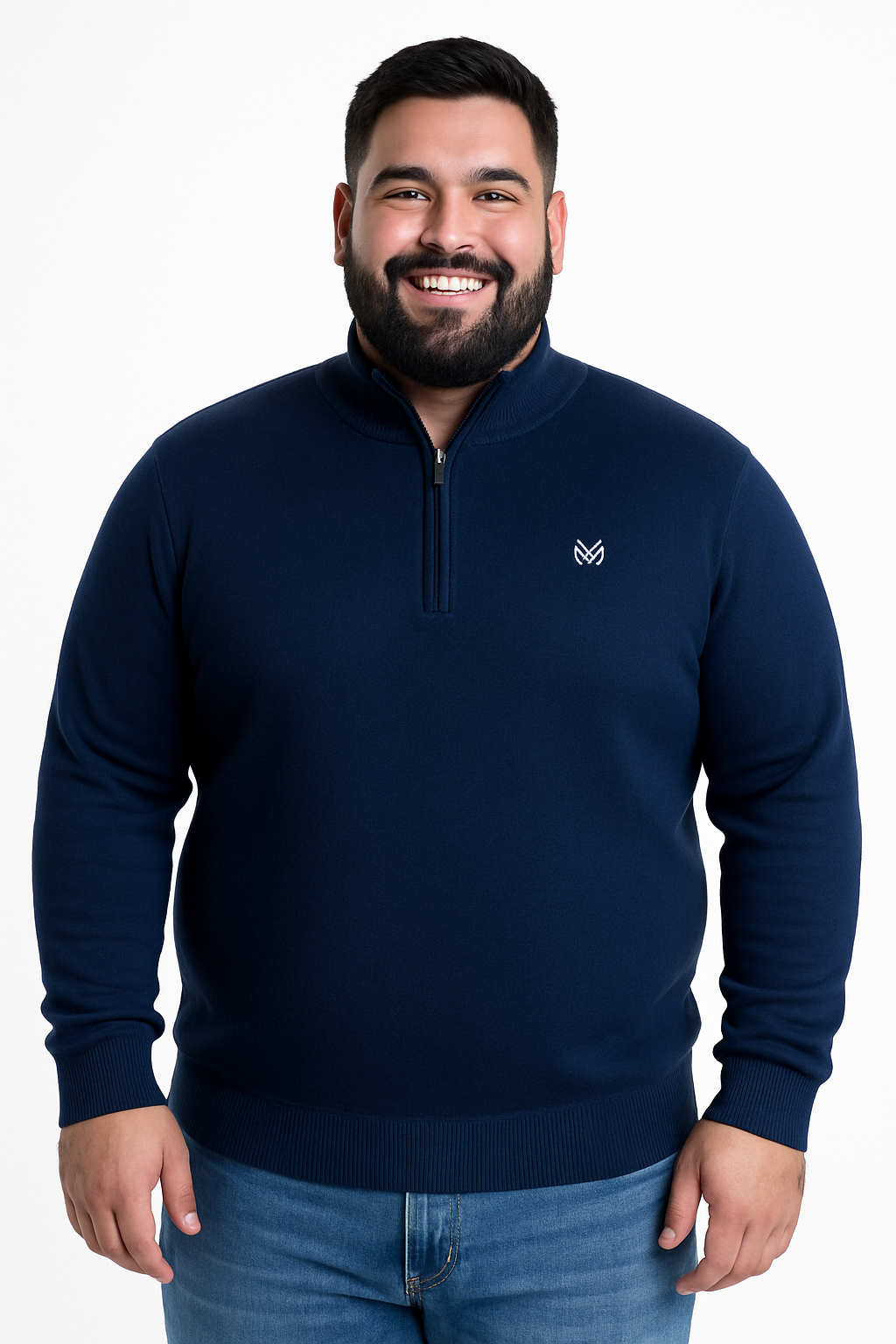 Poleron azul 2029-XL Tallas grandes | MASX Chile