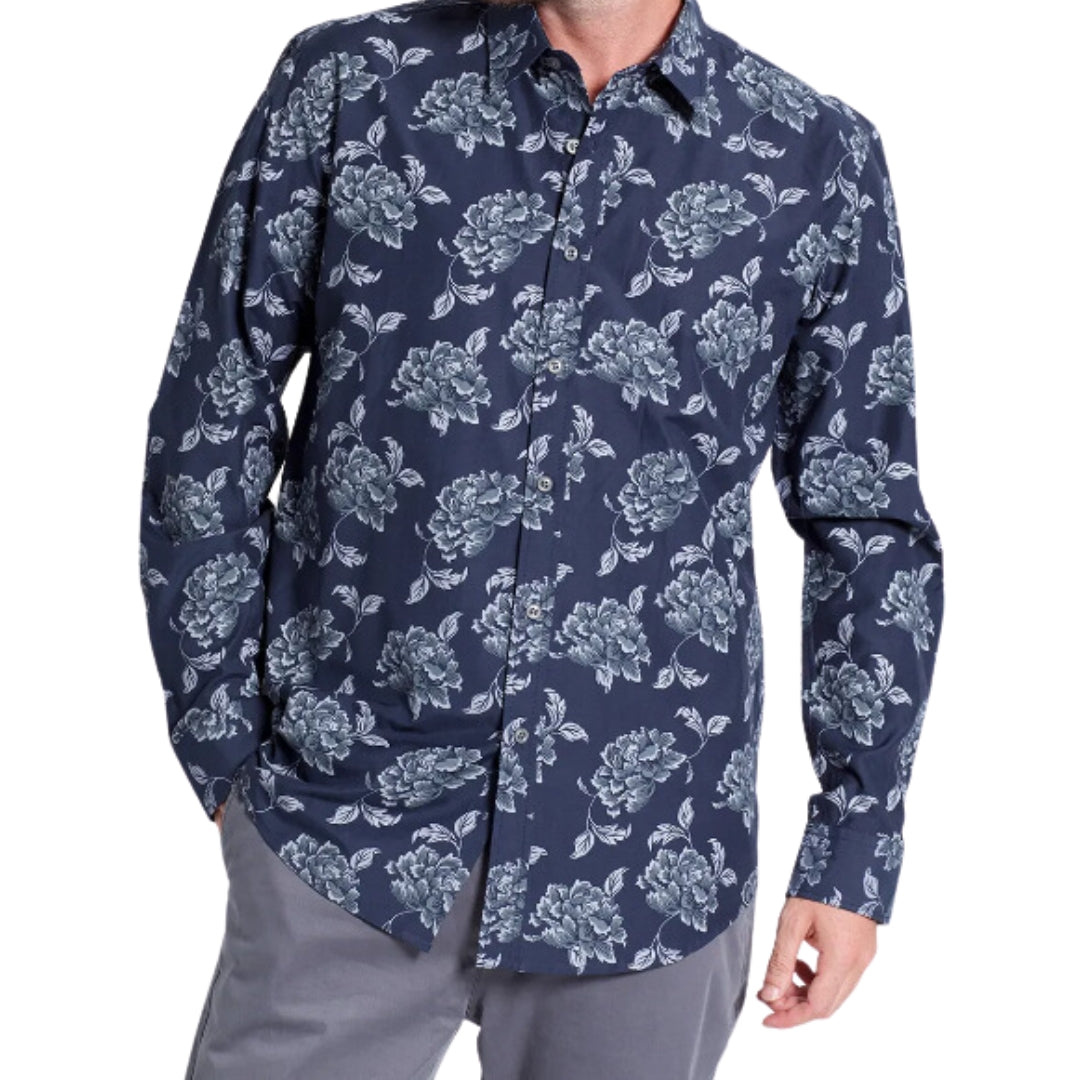 Camisa fantasía estampada sports slim fit 002 Tallas grandes | MASX Chile