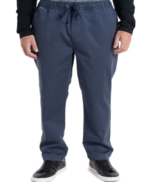 Pantalón jogger frente plano 079 azul marino Tallas Grandes | MASX Chile
