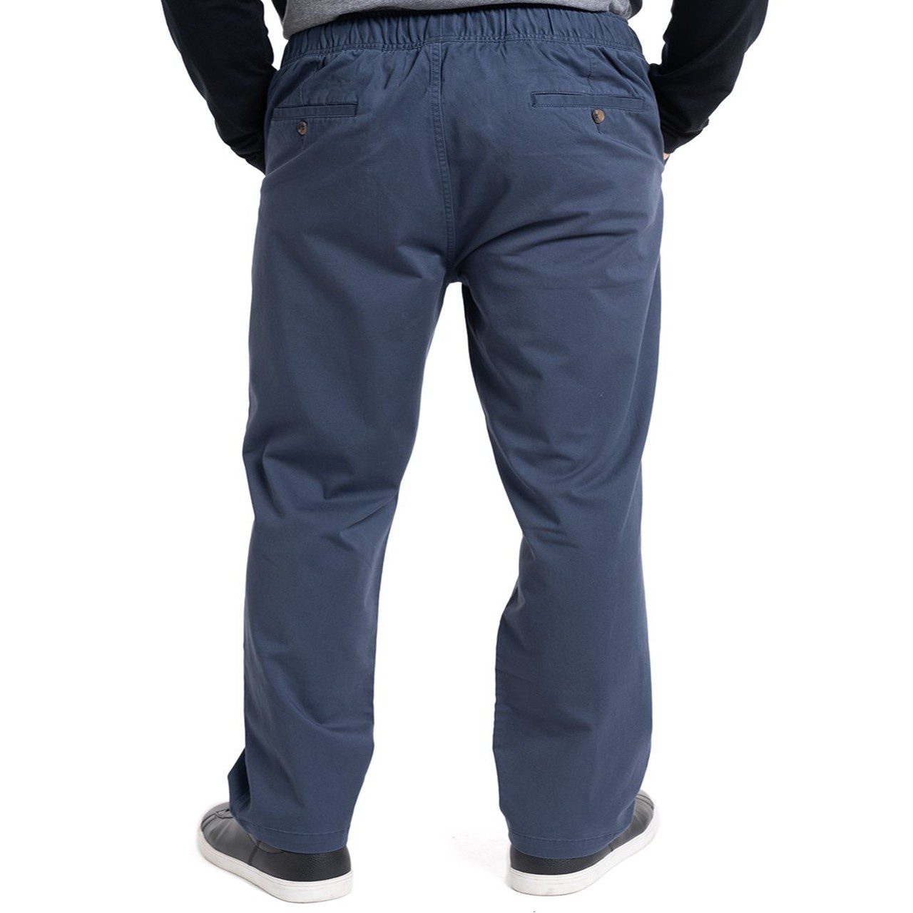 Pantalón jogger frente plano 079 azul marino Tallas Grandes | MASX Chile