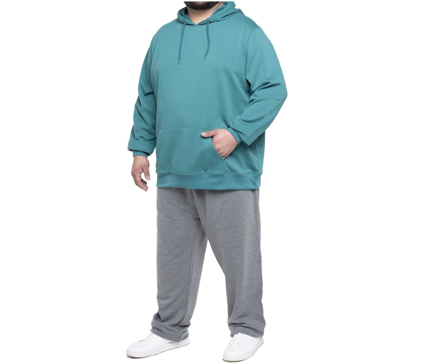 Pantalón recto buzo liviano 007 melange medio Tallas Grandes | MASX Chile