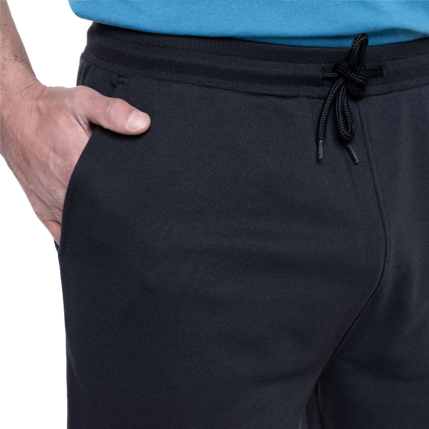 Pantalón recto buzo liviano negro Tallas Grandes | MASX Chile