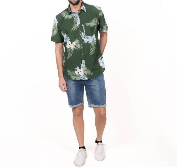 Bermuda elasticado - 089 azul claro denim