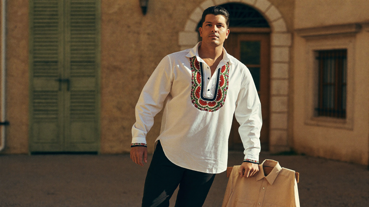 Hombre con guayabera talla grande MASX Chile, ropa tallas grandes hombre XL a 7XL en Santiago