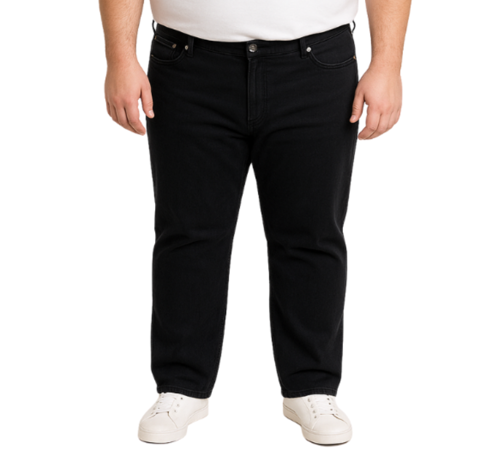 Jeans Spandex mso MJ850237 negro Tallas Grandes | MASX Chile