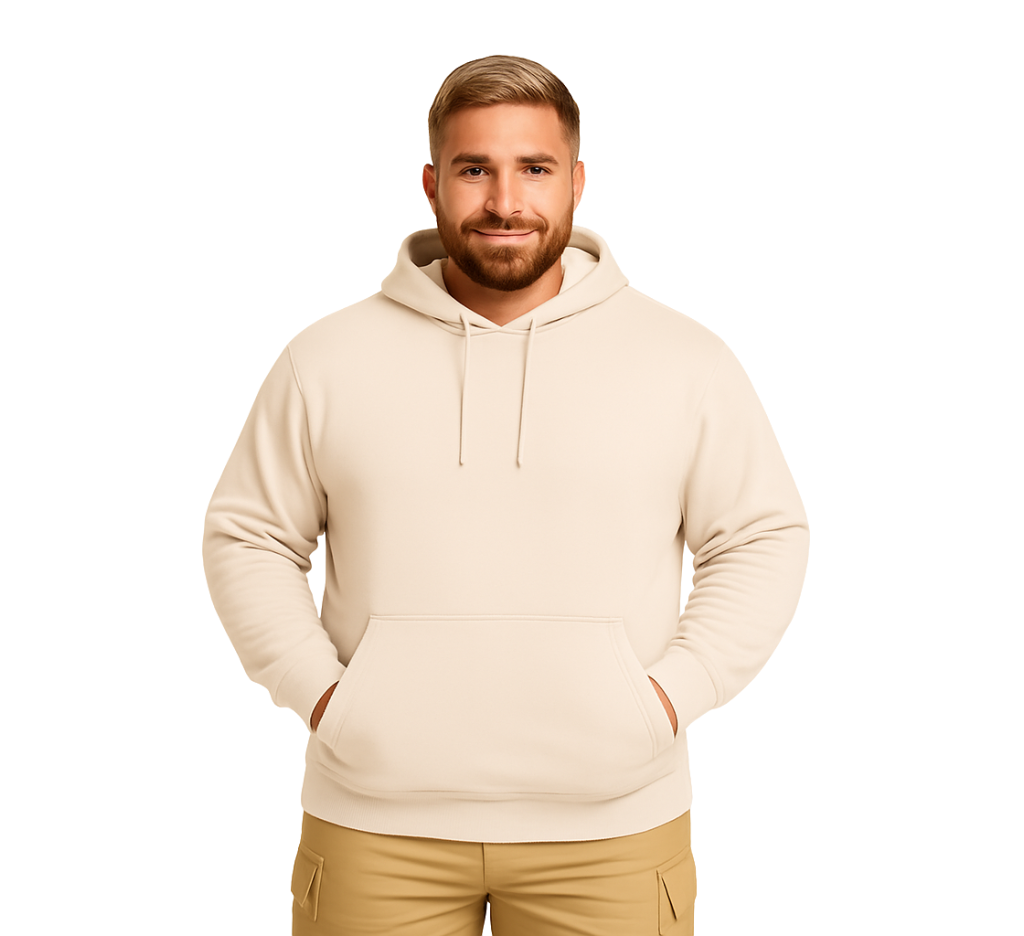 Polerón Hoodie rosa pastel para Hombre Tallas Grandes | MASX Chile