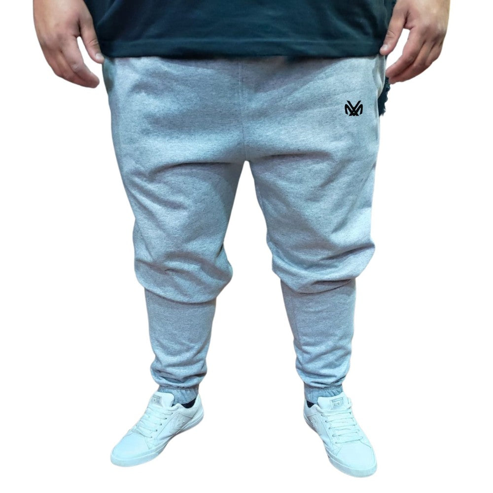 Pantalón de Buzo Jogger Melange - Tallas Grandes