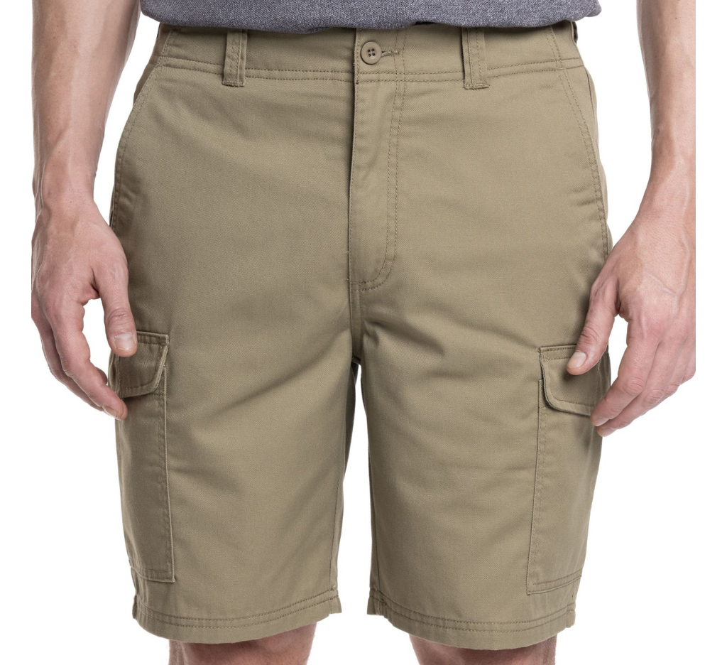 Bermuda Gabardina Cargo 017 verde musgo Tallas grandes | MASX Chile