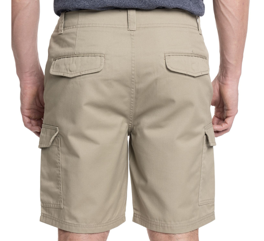 Bermuda Gabardina Cargo 030 beige claro Tallas grandes | MASX Chile
