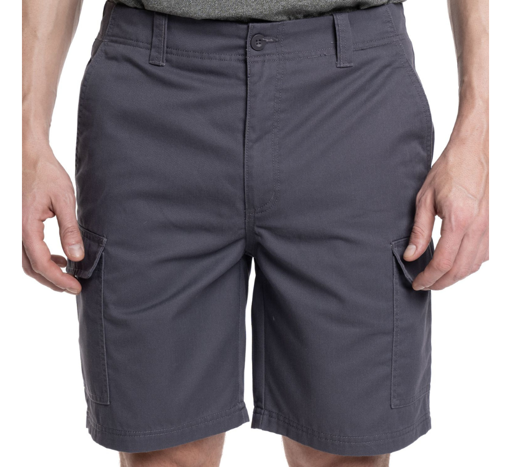 Bermuda Gabardina Cargo 069 azul piedra Tallas grandes | MASX Chile