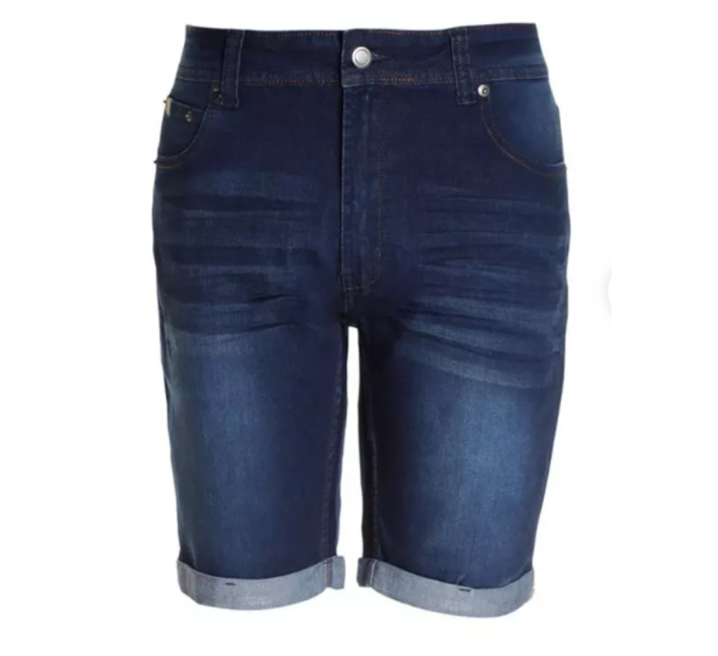 Bermuda elasticado - 084 azul denim