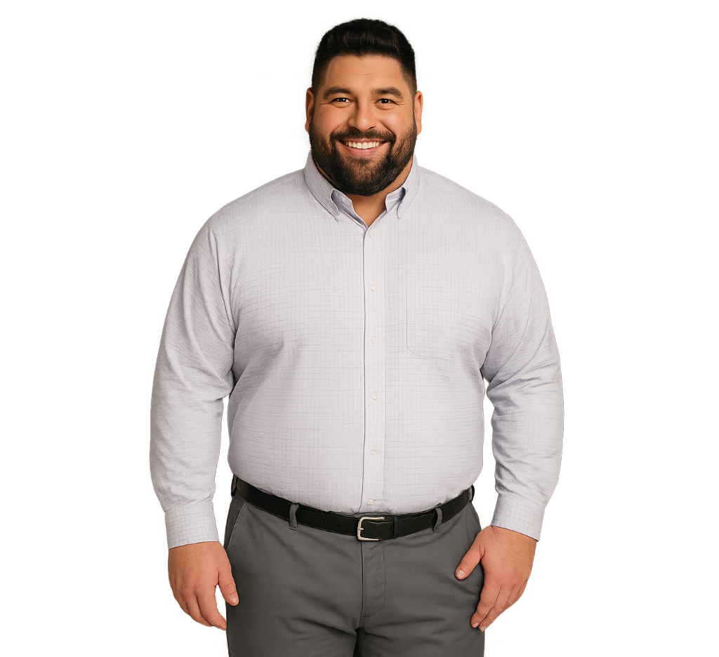 Camisa fantasía cuadro clásico 503 regular fit Tallas grandes | MASX Chile