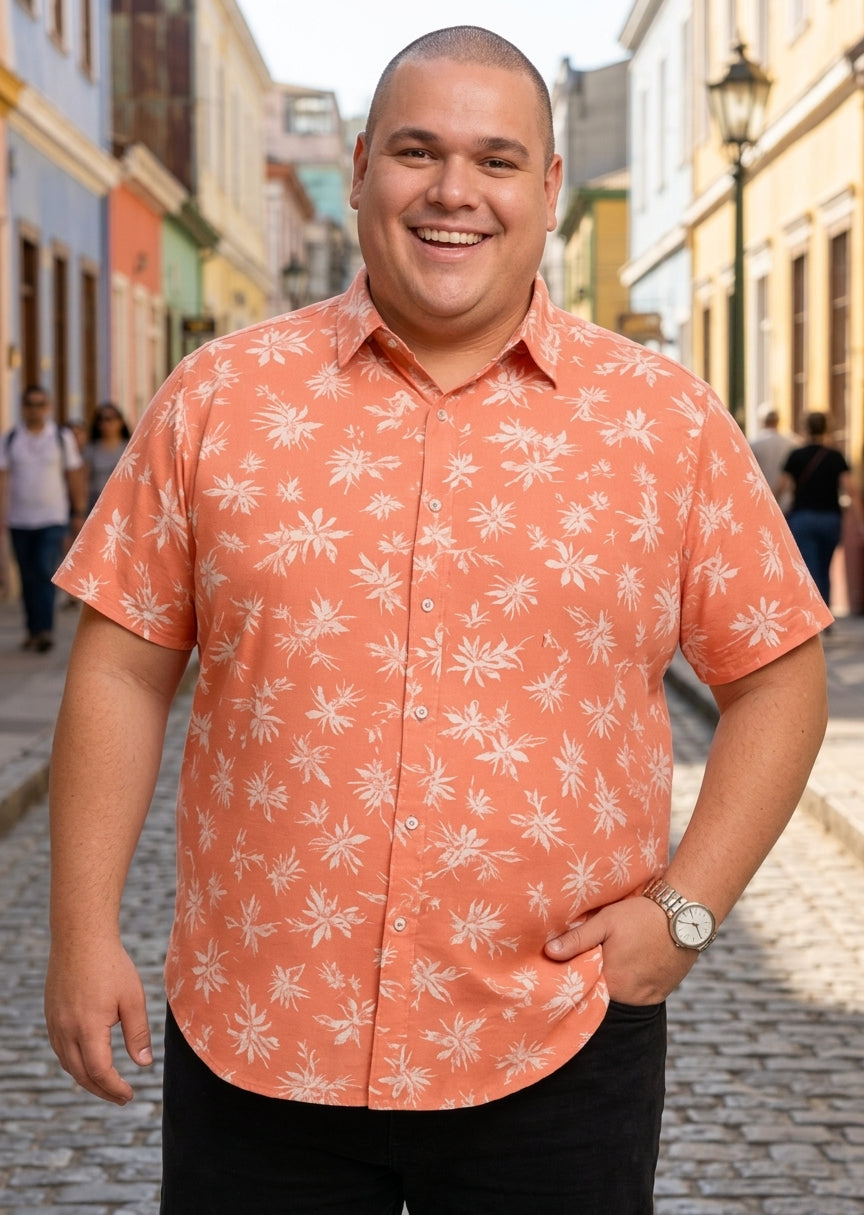 Camisa guayabera ma4 Tallas grandes | MASX Chile