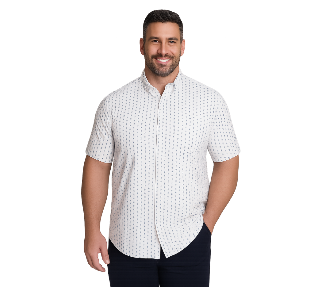 Camisa m/c estampada 501 diseño blanco trv | MASX Chile