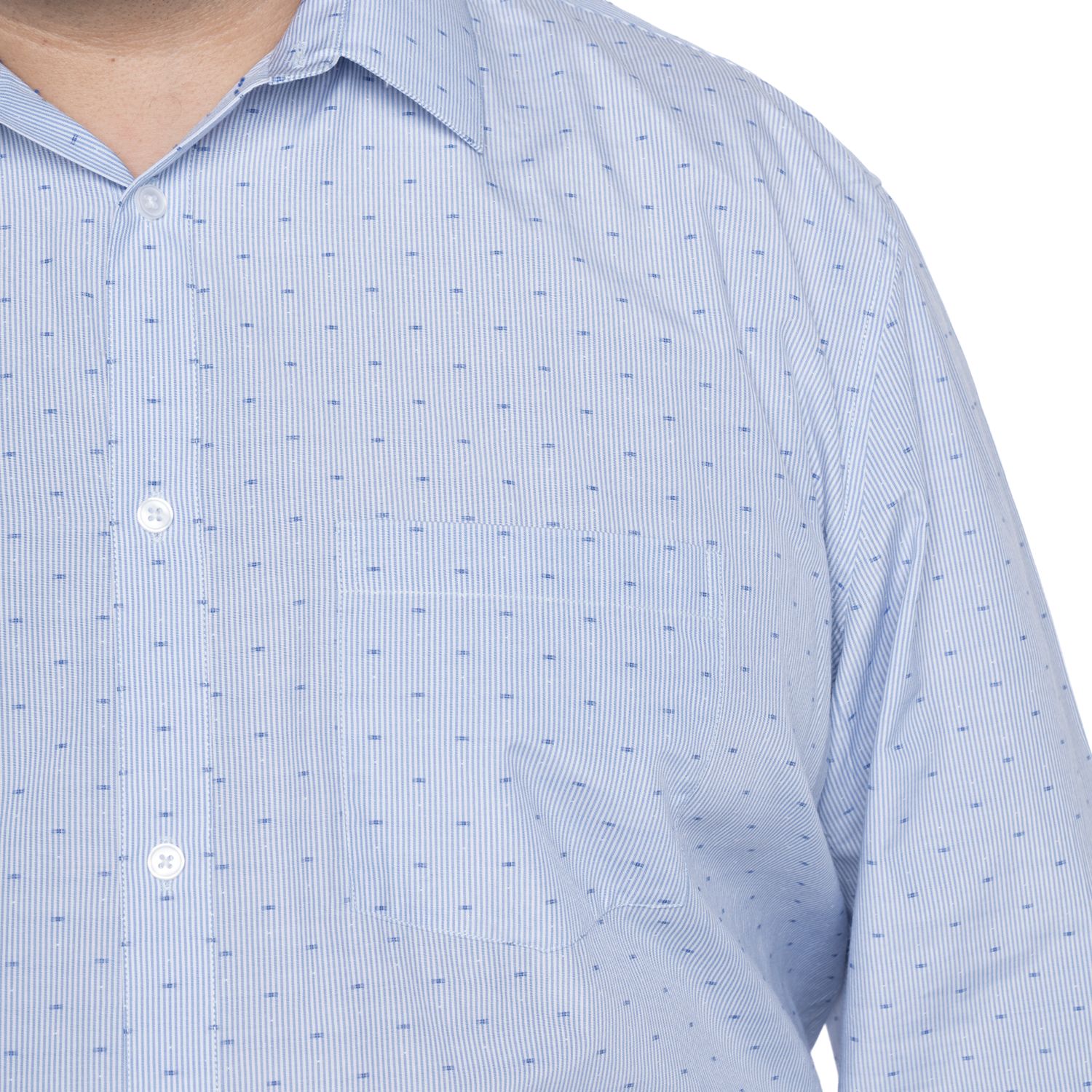 Camisa manga larga dobby 070 celeste | MASX Chile