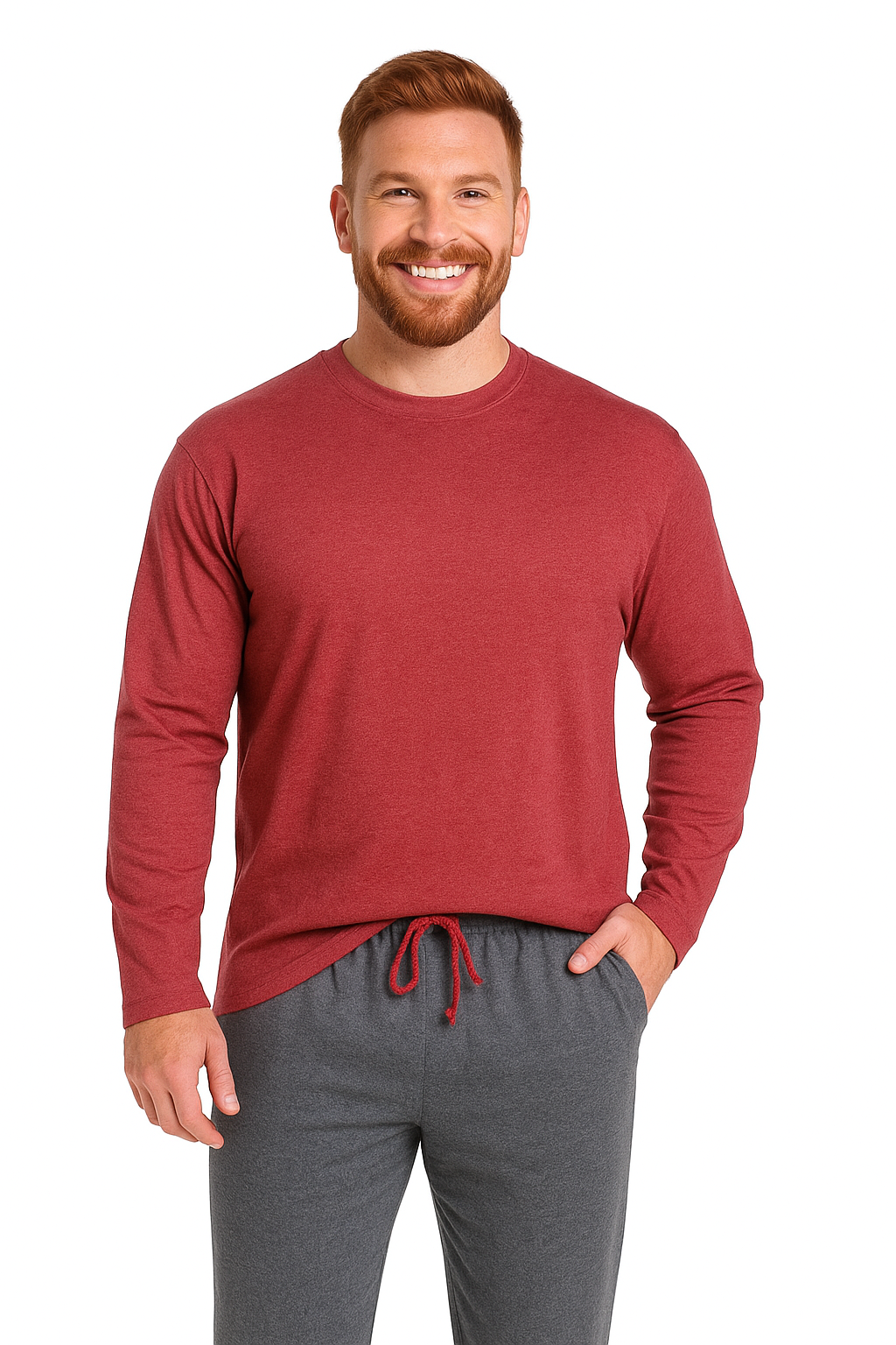 Pijama jersey 067 ladrillo