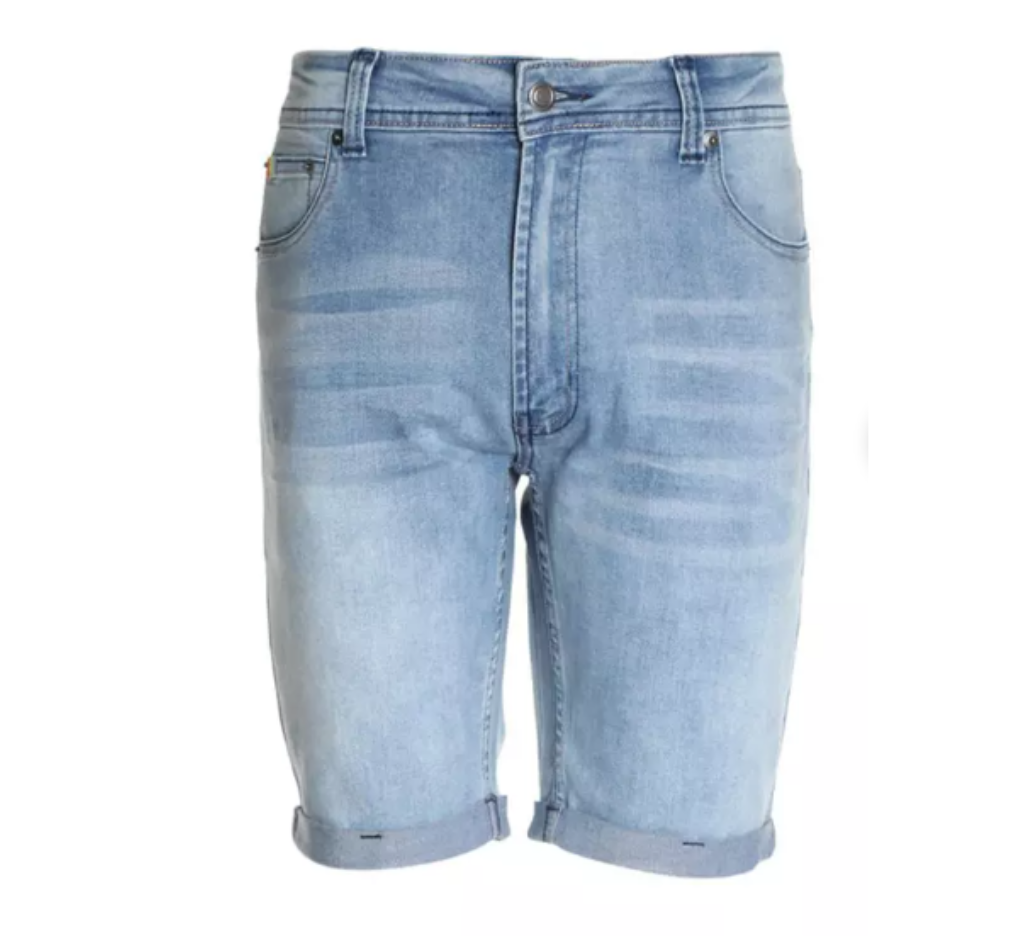 Bermuda elasticado - 089 azul claro denim