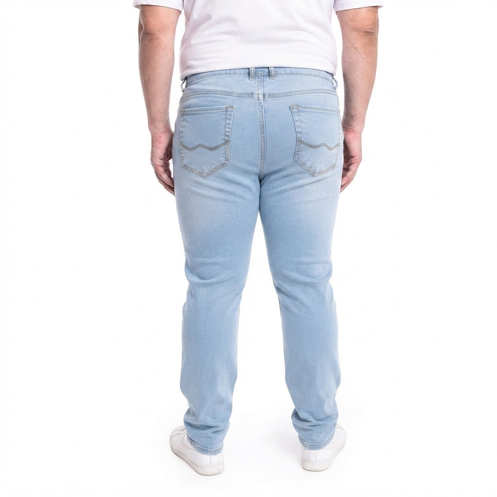 Jeans spandex slim fit  070 Celeste