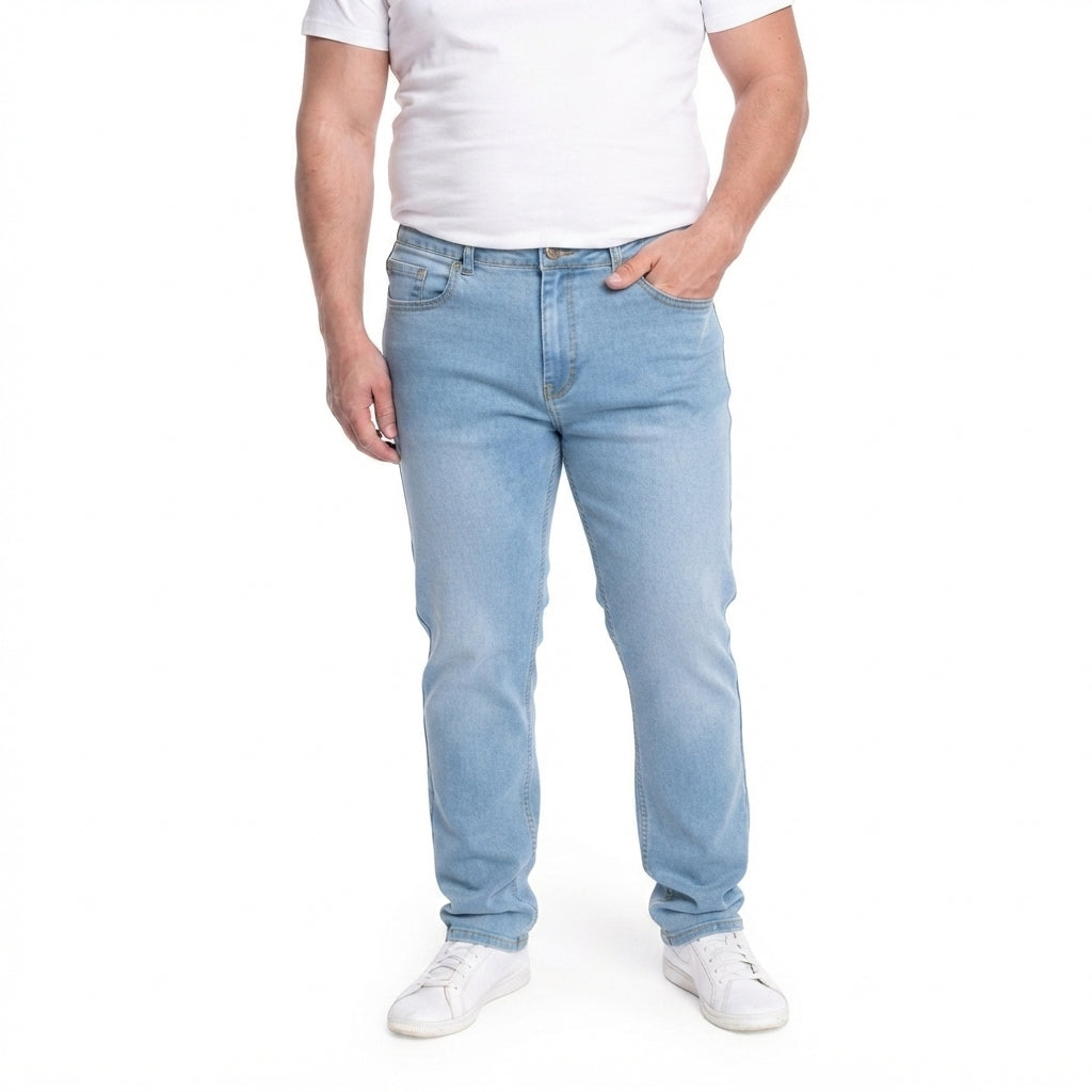 Jeans spandex slim fit  070 Celeste